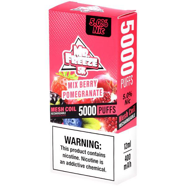 Vaper Descartável MR. Freeze 5K Mix Berry Pomegranate 5000 Puffs