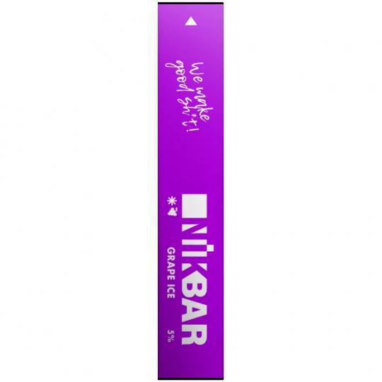 Vaper Descartável Nikbar Grape Ice 300 Puffs