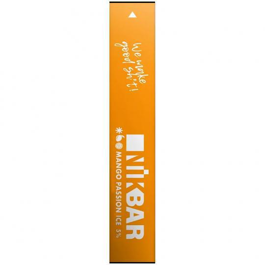 Vaper Descartável Nikbar Mango Passion Ice 300 Puffs