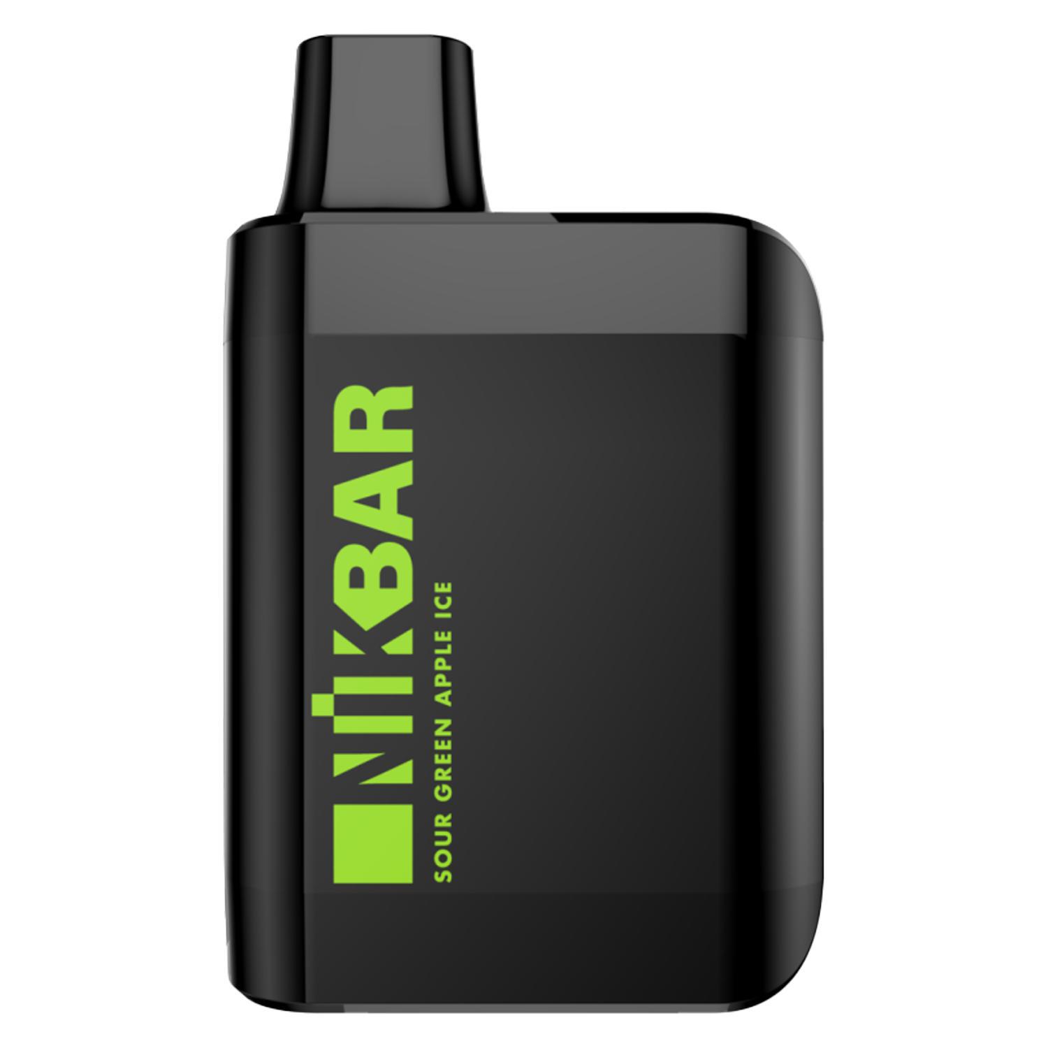 Vaper Descartável Nikbar Sour Green Apple Ice 4000 Puffs