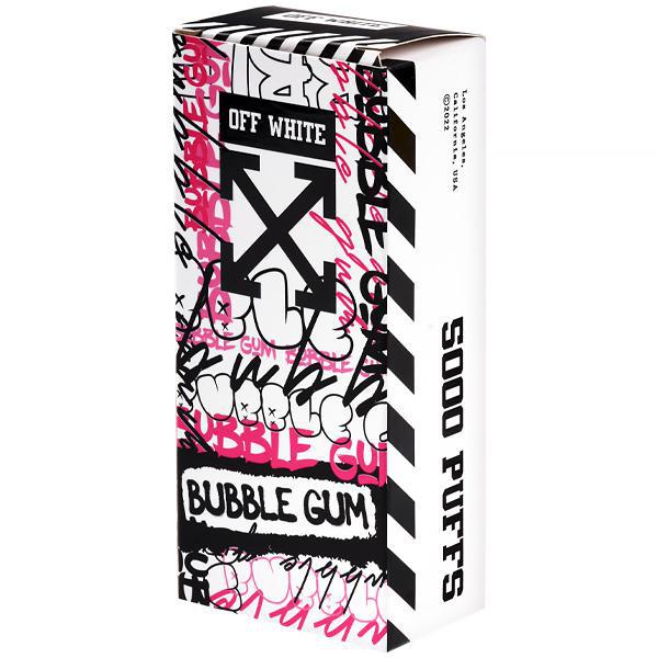 Vaper Descartável Off White Bubble Gum 5000 Puffs