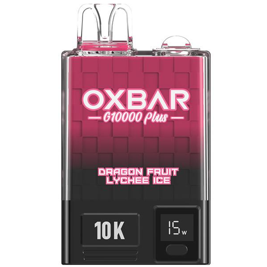 Vaper Descartável Oxbar G10000 Plus Dragon Fruit Lychee Ice 10000 Puffs