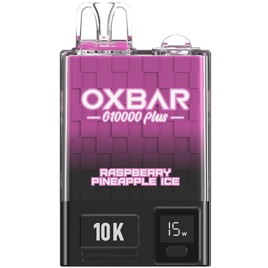 Vaper Descartável Oxbar G10000 Plus Raspberry Pineapple Ice 10000 Puffs