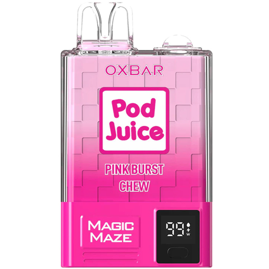 Vaper Descartável Oxbar Magic Maze Pink Burst Chew 10000 Puffs