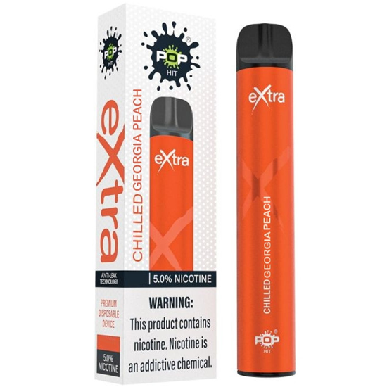 Vaper Descartável Pop Hit Extra Pop Chilled Georgia Peach 3000 Puffs