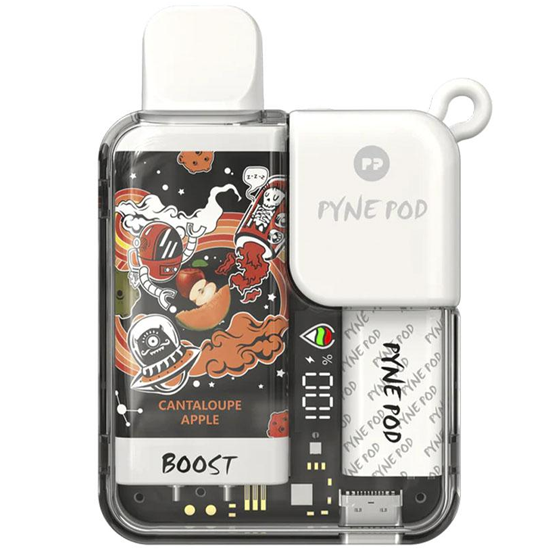 Vaper Descartável Pyne Pod Cantaloupe Apple 8500 Puffs