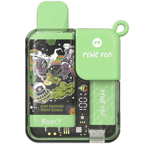 Vaper Descartável Pyne Pod Kiwi Passion Fruit Guava 8500 Puffs foto principal