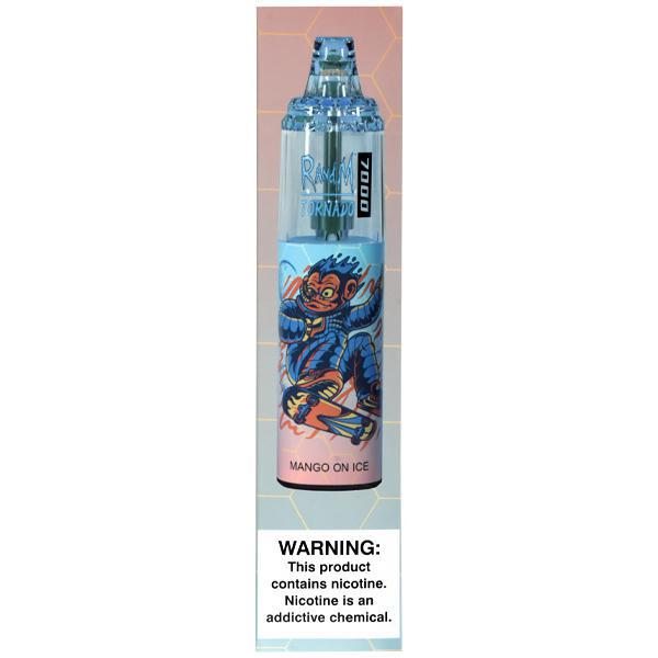 Vaper Descartável RandM Tornado Mango On Ice 7000 Puffs