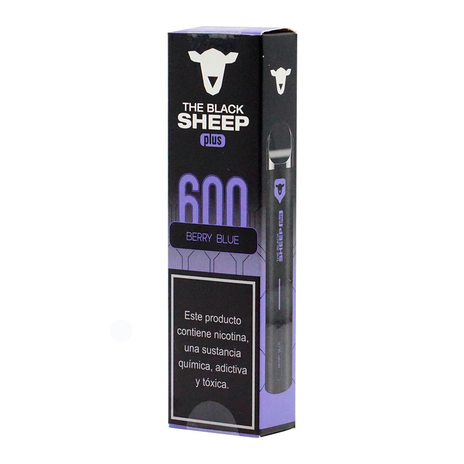 Vaper Descartável The Black Sheep Plus Berry Blue 600 Puffs foto principal