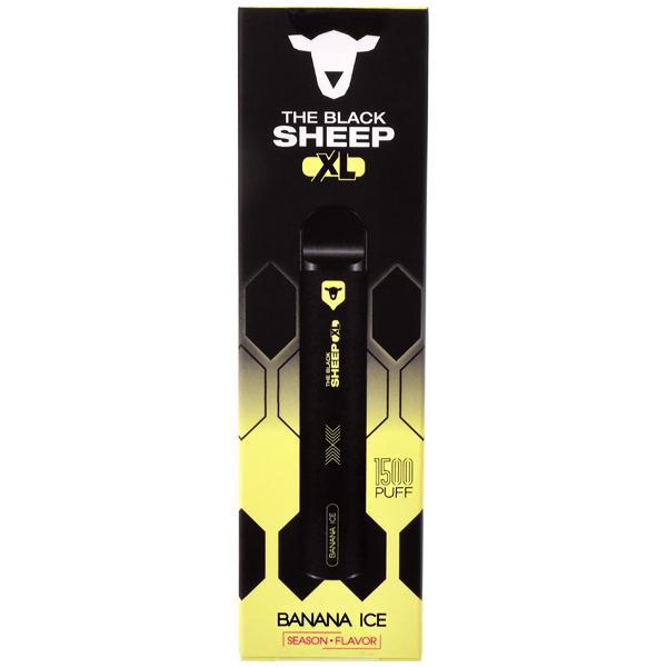 Vaper Descartável The Black Sheep XL Banana Ice 1500 Puffs