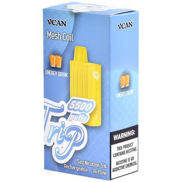 Vaper Descartável Vcan Trip Energy Drink 5500 Puffs