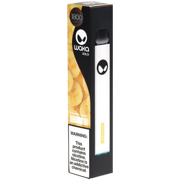 Vaper Descartável Waka Solo Banana Freeze 1800 Puffs