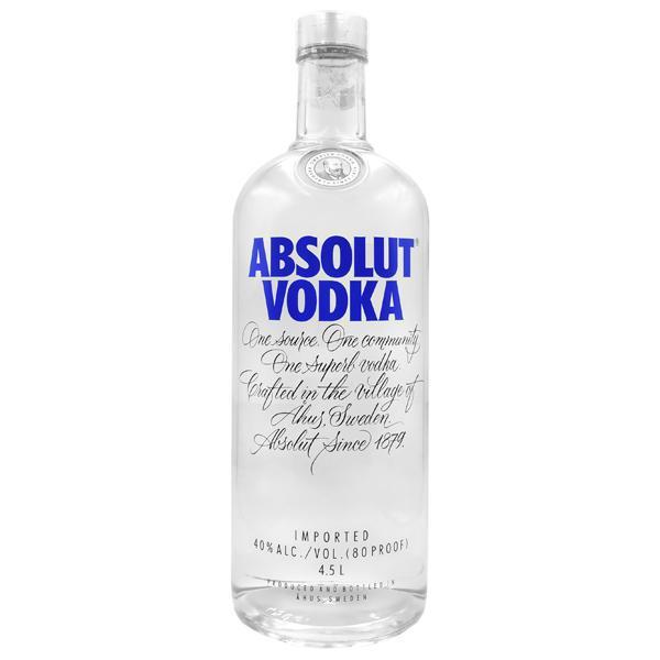 Vodka Absolut 4.5 Litros