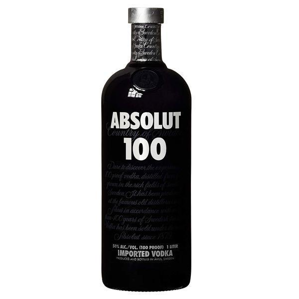 Vodka Absolut 100 Black 1 Litro