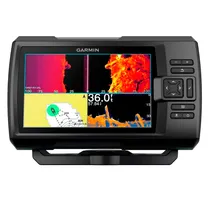 GPS Garmin Striker Vivid 7SV + Transducer GT52HW-TM para Pesca - Preto (Caixa Danificada)
