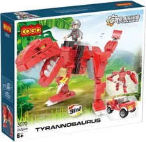 Cogo Cretive Player Tyrannosaurus 3EM1 - 3070 (262 Peças)