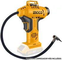 Bomba de Ar Portátil 20V 150PSI - Ingco CACLI2001 (Bateria Não Incluída)