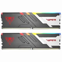 Memoria Ram Patriot Viper Venom DDR5 32GB (2X16GB) 6600MHZ RGB - Preto / Prata (PVVR532G660C34K)