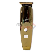 Aparador de Cabelo / Máquina de Cortar Cabelo Luo LU-4639 Recarregavel / 5V / 5W - Dourado