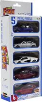 Street Fire Metal Models 1/43 Bburago - 18-30005 (5 Peças)