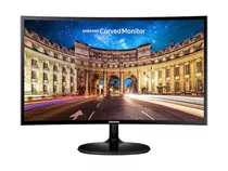 Monitor Samsung LC27F390FHNXGO Curvo 27" Full HD (1920X1080), 4MS, 60HZ, 1XHDMI 1.4, 1XVGA (D-Sub), Preto