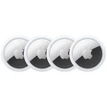 Localizador Apple Airtag 2ND Generation A2937 MFEA4LL (2026) com Bluetooth - Prata/Branco (4 Unidades)