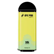 Vaper Descartável Life Pod Eco II Cartridge 10000 Puffs- Green Grape Ice