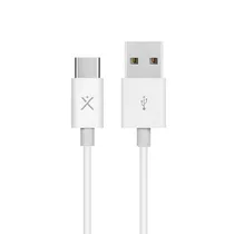 Cabo Xaea Qualy USB Macho A USB-C Macho / 1M - Branco (MOD0074)