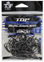 Anzol Top Fishing Maruseigo Black Nickel 18 com 50 PCS
