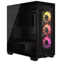 Gabinete Corsair 3500 CC-9011278-WW Vidro Preto