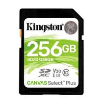 Cartao SD 256GB Kingston SDS2 Canvas C10 100MB