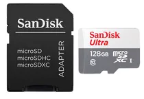 Memória Micro SDXC Uhs-I Ultra Sandisk 128GB 100MB/s