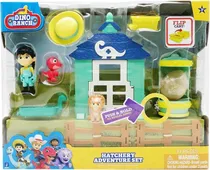 Dino Rancho Hatchery Adventure Set Jazwares - 11 Peças