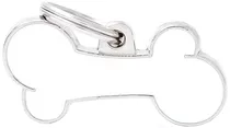 Medalha de Identificação Myfamily Classic Osso Grande MF42BIG - Branco
