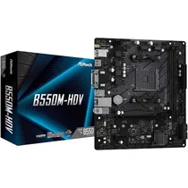 Asrock Placa Madre AM4 Asrock B550M-HDV DDR4/HDMI/M2/Matx  Asrock Plac...