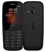 Celular Nokia 220 TA-1155 Tela 2.4¨ Dual Sim - Black