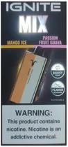 Vape Descartável Ignite Mix Mango Ice/Passion Fruit Guava 40000 Puffs