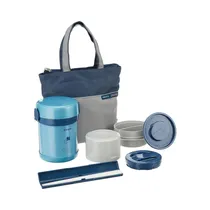 Marmita Térmica Zojirushi MS. Bento SL-MEE07-Ab Aqua Blue