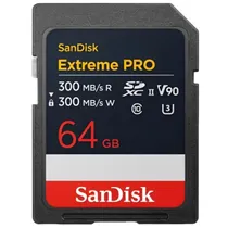 Memoria Sandisk SD 64G Ext Pro 300MB/s V90 4K/8K