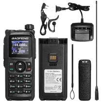 Radio Walkie Talkie Baofeng UV28 Two Way / 10W / Multi Band / 7.Av - Preto