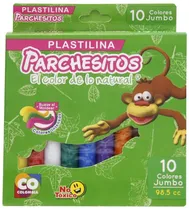 Massa de Modelar Parchesitos - 10 Cores Largas