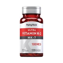 Suplemento Piping Rock Ultra Vitamin K-2 120 Capsulas