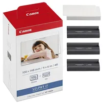 Papel Y Cartucho KP108 p/Imp Canon