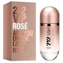 Perfume Carolina Herrera 212 Vip Rose 80ML Eau de Parfum Feminino