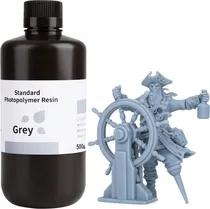 Resina Photopolymer para Impressora 3D Elegoo V1.0 Standard 500G - Grey