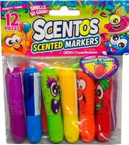 Marcador Scentos com Aroma de Frutas 20000B - (12 Unidades)