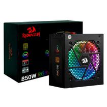 Fonte Redragon RGPS GC-PS006-1 ATX 750W 80 Plus Gold PFC Ativo Full Modular Bivolt RGB - Preto