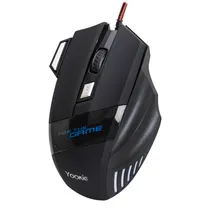 Mouse Gamer Yookie YE-05 com Fio / 2400DPI / 7 Botões / RGB - Preto