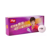 Pelota de Ping Pong DHS CD40C 10 PCS Blanco
