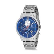 Relogio Analogico Masculino Daniel Klein Exclusive DK12228-2 - Prata e Azul